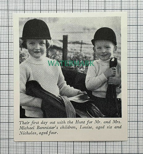 (C331) Michael Bannister Louise and Nicholas Hunt - 1964