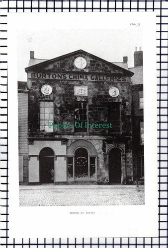 (6915) Champion Hill London / Burton's China Galleries Truro - Print / Cutting