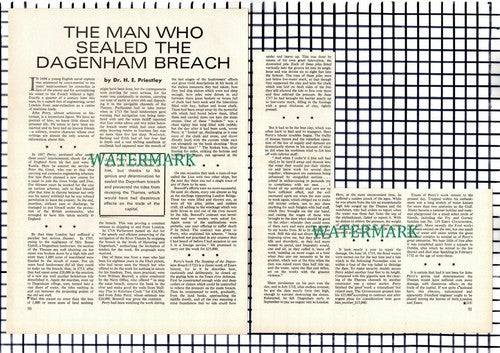 (8278) John Perry Dagenham Breach Essex - 1970s 2-Part Cutting