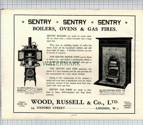 (X1730) Universal Housing Co Bury Works Rickmansworth Sentry Fires 1927 Cutting