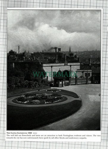 C7718) Nottingham Castle Gatehouse - Cutting