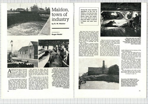 Maldon Essex R W Nalster Crystal Salt Co - 1970 Article