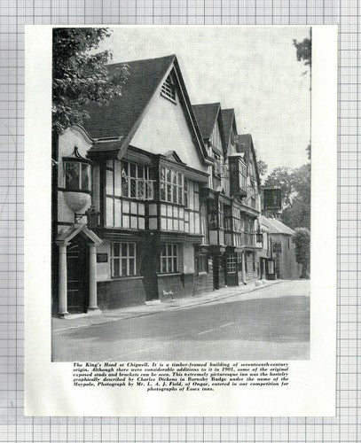(6074) The King's Head Chigwell Essex - 1962 Clip