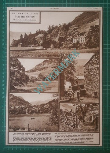 (X625) Mr F C Scott Matson Ground Windermere Side Farm Patterdale Bleawick -1950