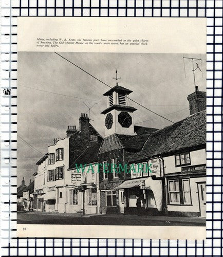 (8375) Steyning Sussex The Old Market House - 1965 Cutting