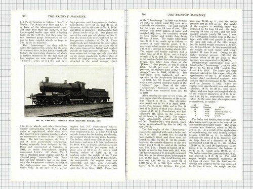 Great Western Railway GWR 4-4-0 Express Engines F W Brewer - 1926 Article