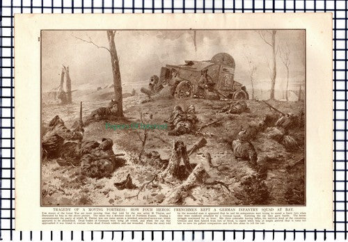 X1349) M Thiriat Artist World War One WW1 - c.1918 Cutting/Illustration