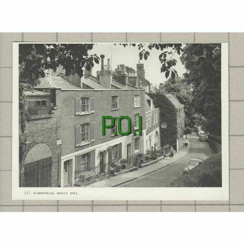 Holly Hill Hampstead London - c.1960 Small Clipping