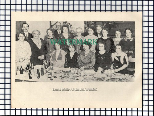 Yeadon Chapel Hill Methodists / Guiseley Church Albert Parkinson - 1936 Cutting