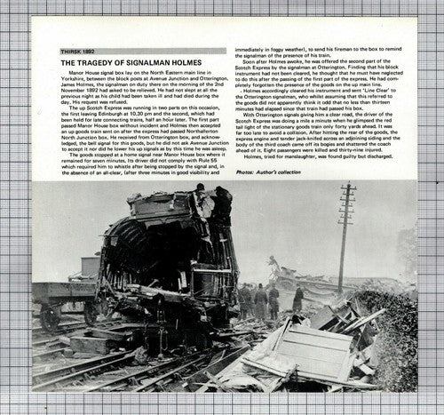 (6025) Norton Fitzwarren Train Crash 1890 / Thirk Manor House Holmes - Cutting