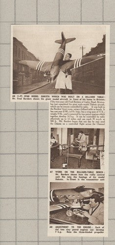 Mr Fred Borders Gateley Road Brixton London - 1950 Clipping / Print