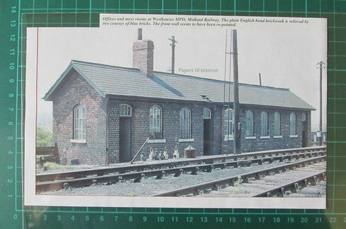 C4815) Westhouses MPD Midland Railway Offices - 1995 Clip