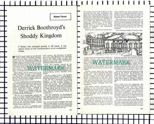 (7608) Batley Yorkshire - 1978 Small Article