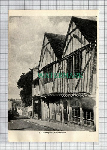(6569) Colchester Essex - c.1945 Cutting