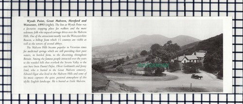 (7869) Wynds Wynd's Point Inn Great Malvern - 1980s Cutting