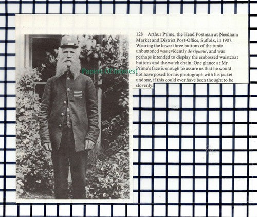 C5313) Arthur Prime Postman Needham Market Suffolk - Cutting