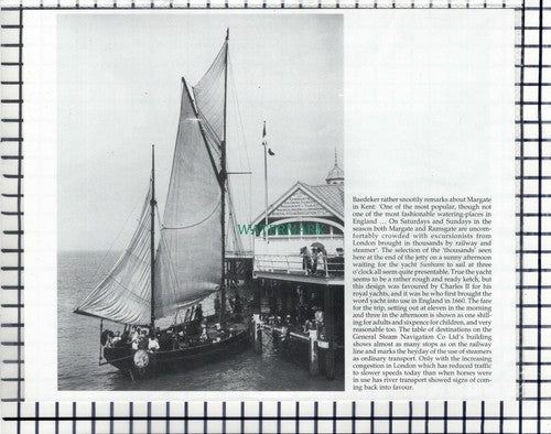 Clacton Pier / Margate Jetty - Sunbeam Yacht - Book Print