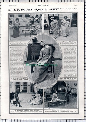 Cathleen Nesbitt Duke Of York's Theatre Godfrey Tearle Nina Boucicault - 1913