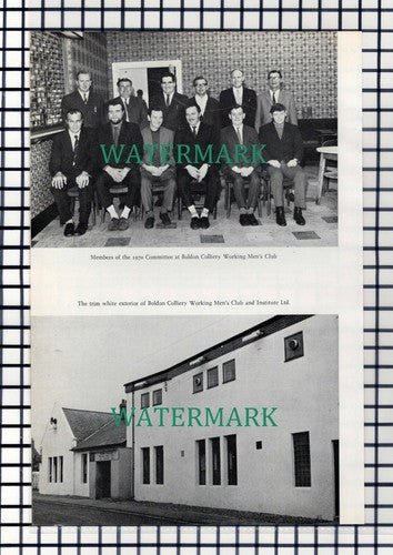 (7770) Bedlington Station Club Gallagher / Boldon Colliery Working Mens - 1970