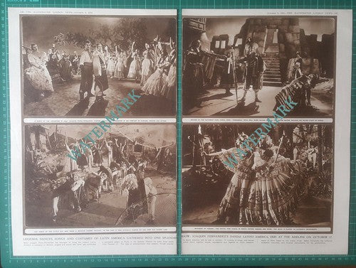 Senor Joaquin Perez-Fernandez Danzas Latino Adelphi Theatre - 1951 Article