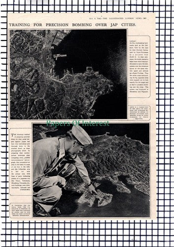 American Bombing Of Japan WW2 War - 1945 Article