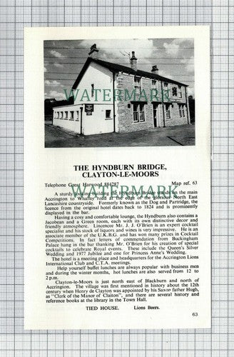 C7558) Imperial Hotel Blackpool / Hyndburn Bridge Clayton Le Moors - 1970s Clip