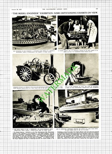 Mr J Slack Chapel-en-le-Frith Sommerhoff Pryor Urwick Boardman - 1953 Cutting