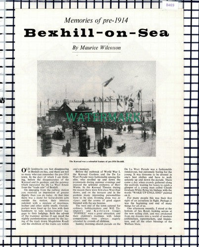 (8469) Bexhill On Sea Sussex Kursaal -1967 Cutting