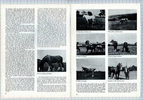 (6232) Raymond Anderton Cart Horse Memories Chaplins - 1968 Article