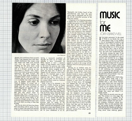 Joan Bakewell - 1973 Article