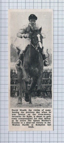 (5348) David Mould Escalus Kempton Horse Jumping - 1969 Clip