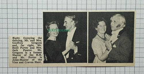 (C363) Geoffrey Gregson Basil Porter Jack Pearse Vine & Craven Hunt 1972