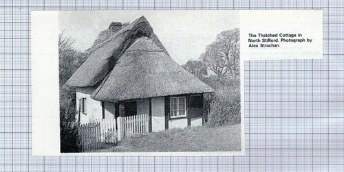 (5207) The Thatched Cottage In North Stifford Essex Alex Strachan - 1970