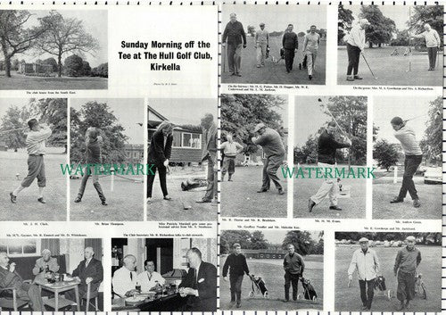 (7925) Hull Golf Club Kirkella Stenhouse Jackfoord Gowthorpe 1965 2-Part Cutting