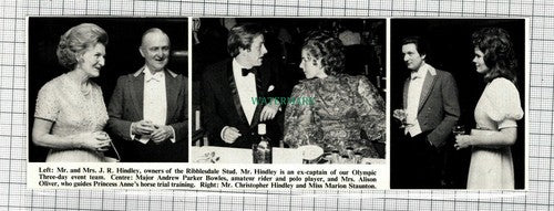 C194) J R Hindley Ribblesdale Stud Parker Bowles Alison Oliver Staunton - 1972