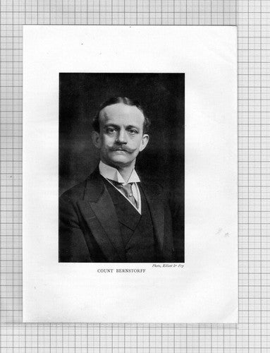 Count Bernstorff - c.1920s Book Print