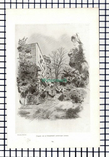 C6299) The Spaniards / Frognal Hampstead - c.1909 Print