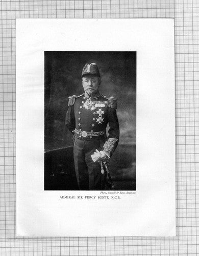 Admiral Sir Percy Scott - c.1920s Book Print