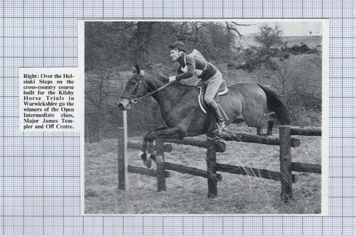 (5175) Major James Templar & Off Centre Kilsby Horse Trials - 1971 Clip