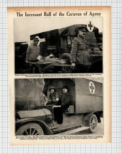 Miss Betty Hutchinson Women's Nursing Yeomanry Red Cross - 1915 Clipping/Print