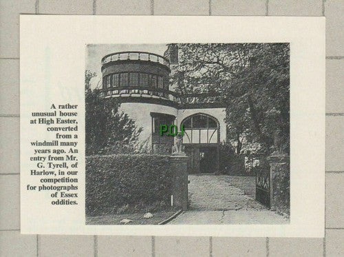 (5309) High Easter Essex Windmill House - 1969 Clip