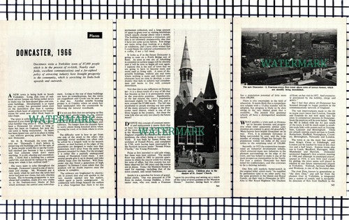 (8403) Doncaster H Wormald - 1966 Small Article
