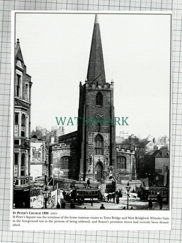 C7723) Nottingham St Peter's Church - Cutting