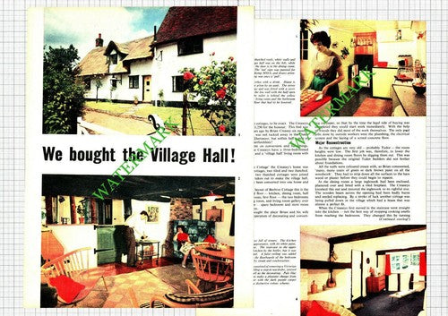 Brian and Diana Creasey Beehive Cottage Aston Stevenage - 1960 Article
