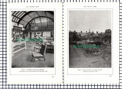 (7651) The Court Farm Broadway Antonio de Navarro - c.1911 6-Side Article