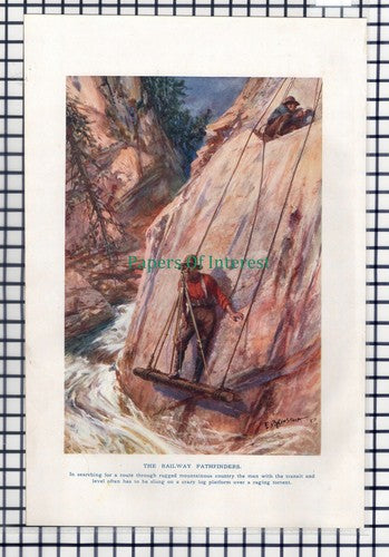 (6974) Railway Pathfinders - c.1950s Book Print