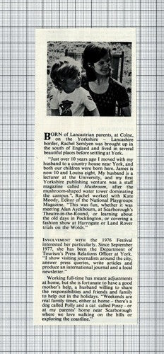 Rachel Semlyen York - 1978 Clipping