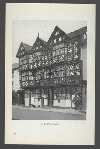 Three Swans Market Harborough / The Feathers Ludlow - c.1950's Book Print
