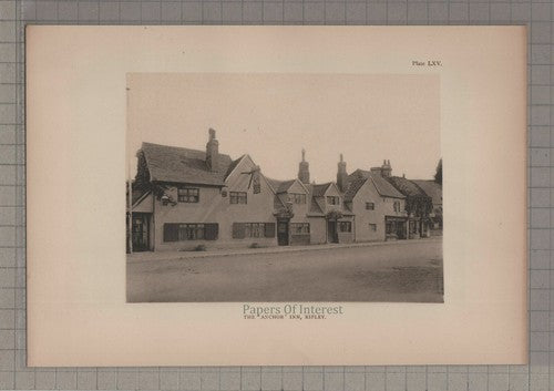 The Anchor Inn Ripley Surrey - c.1908 Print