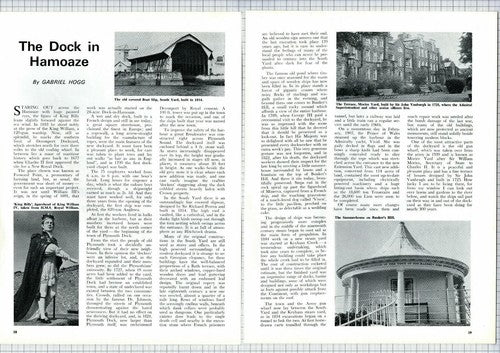 (6355) The Dock In Hamoaze Gabriel Hogg - 1970 Article